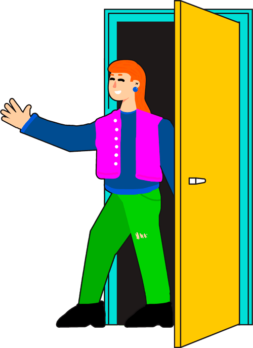 Ilustración en ventana